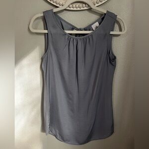 CAbi Gray Sleeveless Blouse
